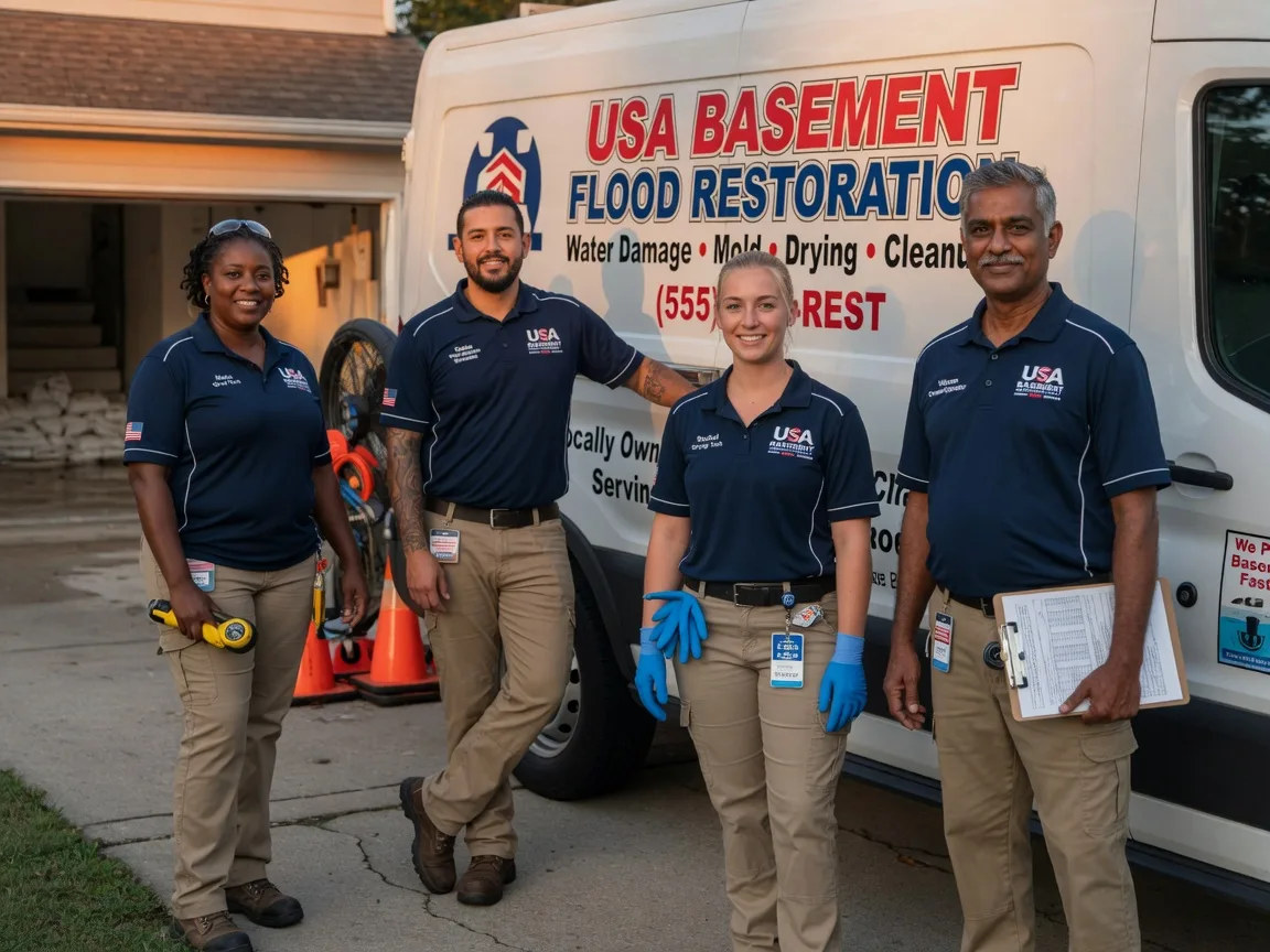 Basement Flood Cleanup company in Harrells, NC